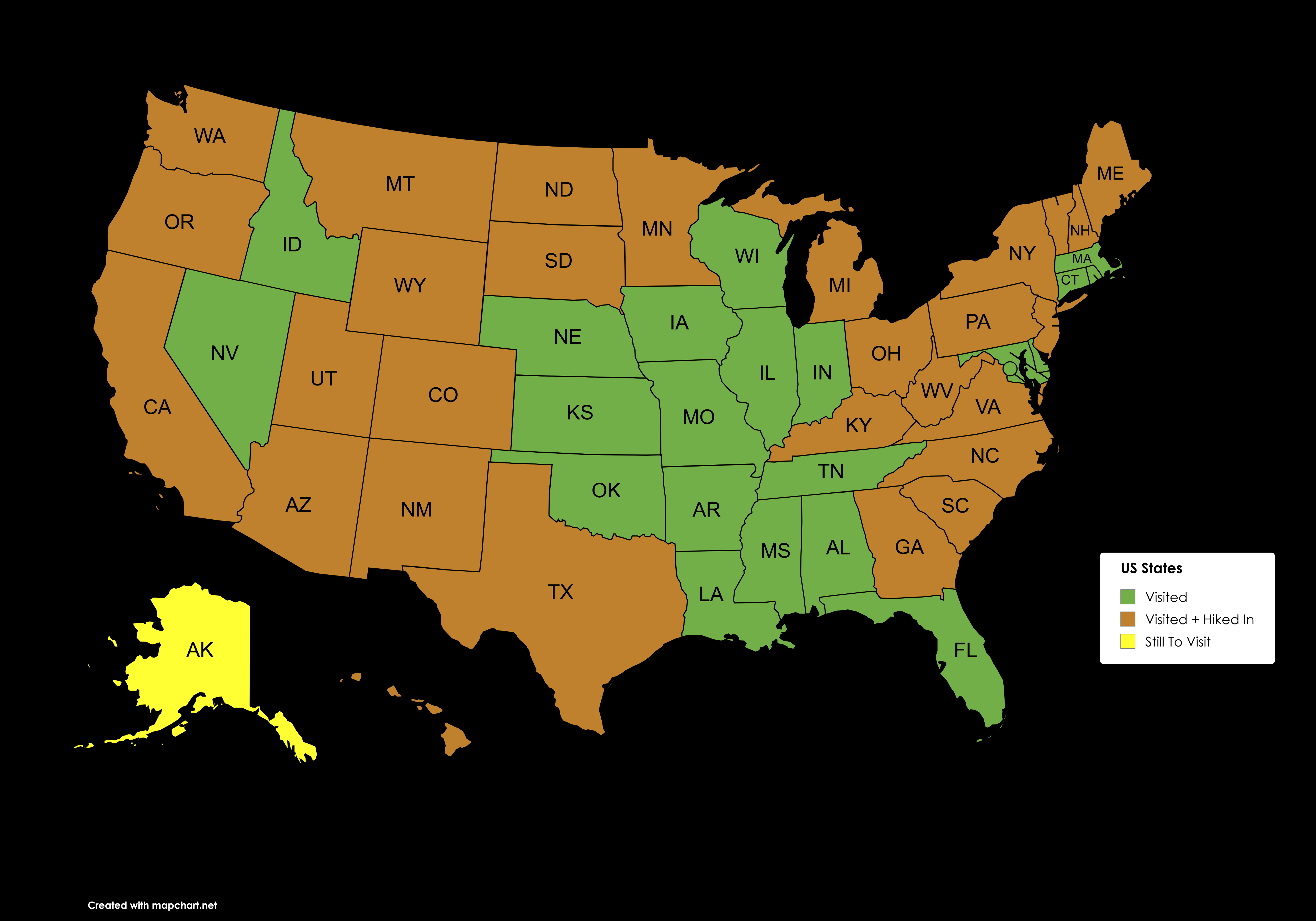 States I've Visited